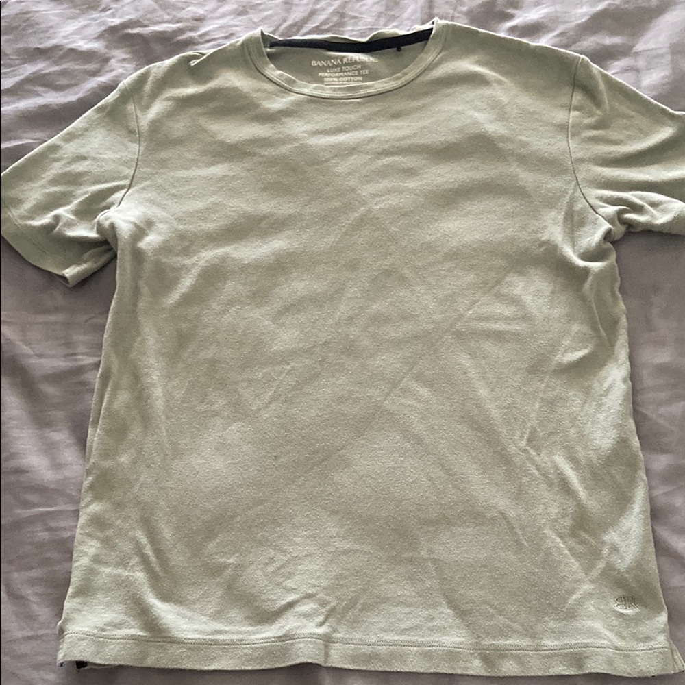 Banana Republic Green Short Sleeve Tee